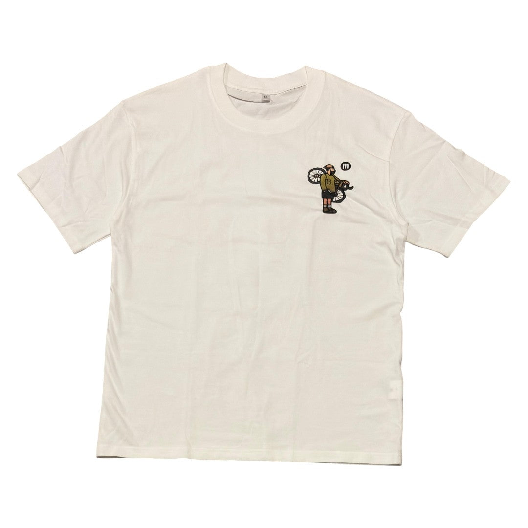 Camiseta Oversize "Nomad Rider" - White Edition