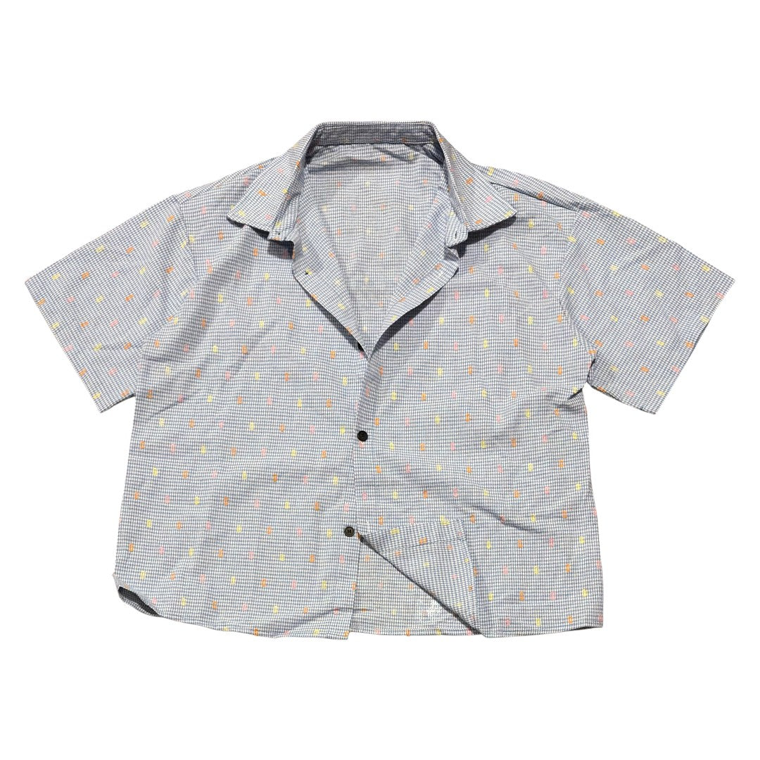 Camisa Holgada "Confetti Club" - Checkered Edition