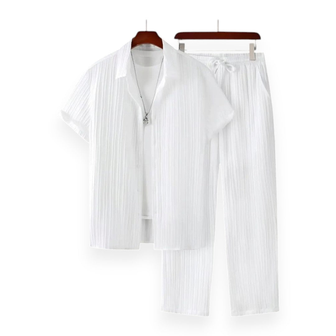 Conjunto Playero "Eclipse" de Verano con Textura Vertical
