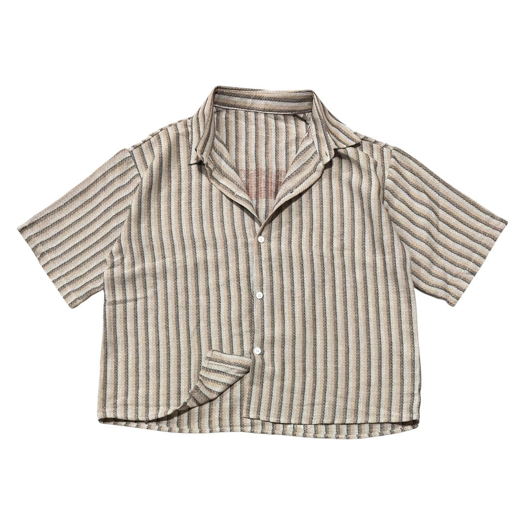 Camisa Holgada "Retro Ace" - Striped Edition
