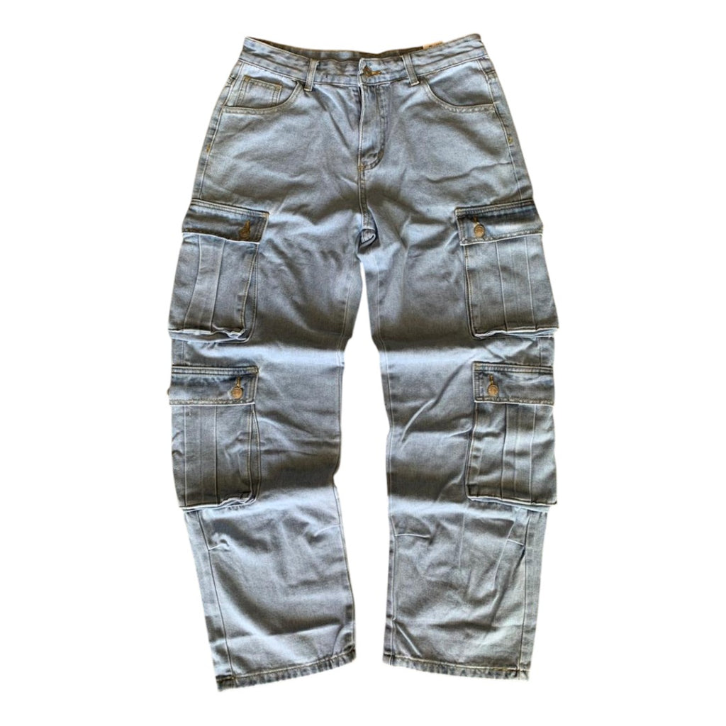 Cargo Denim 'Horizon' | Pantalón Azul Claro