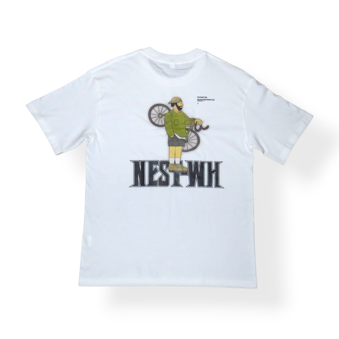 Camiseta Oversize "Nomad Rider" - White Edition