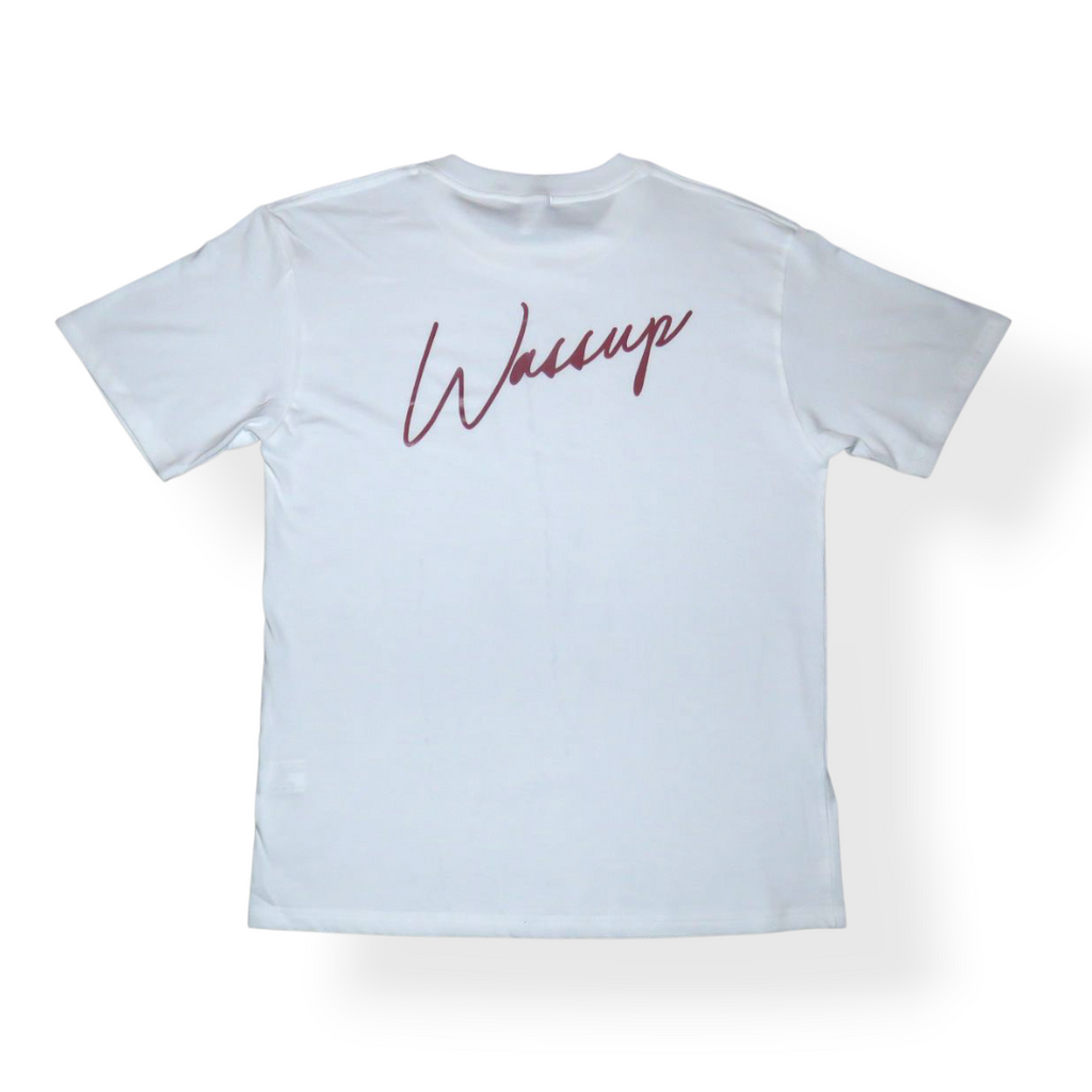 Camiseta Oversize "Wassup" - White Edition