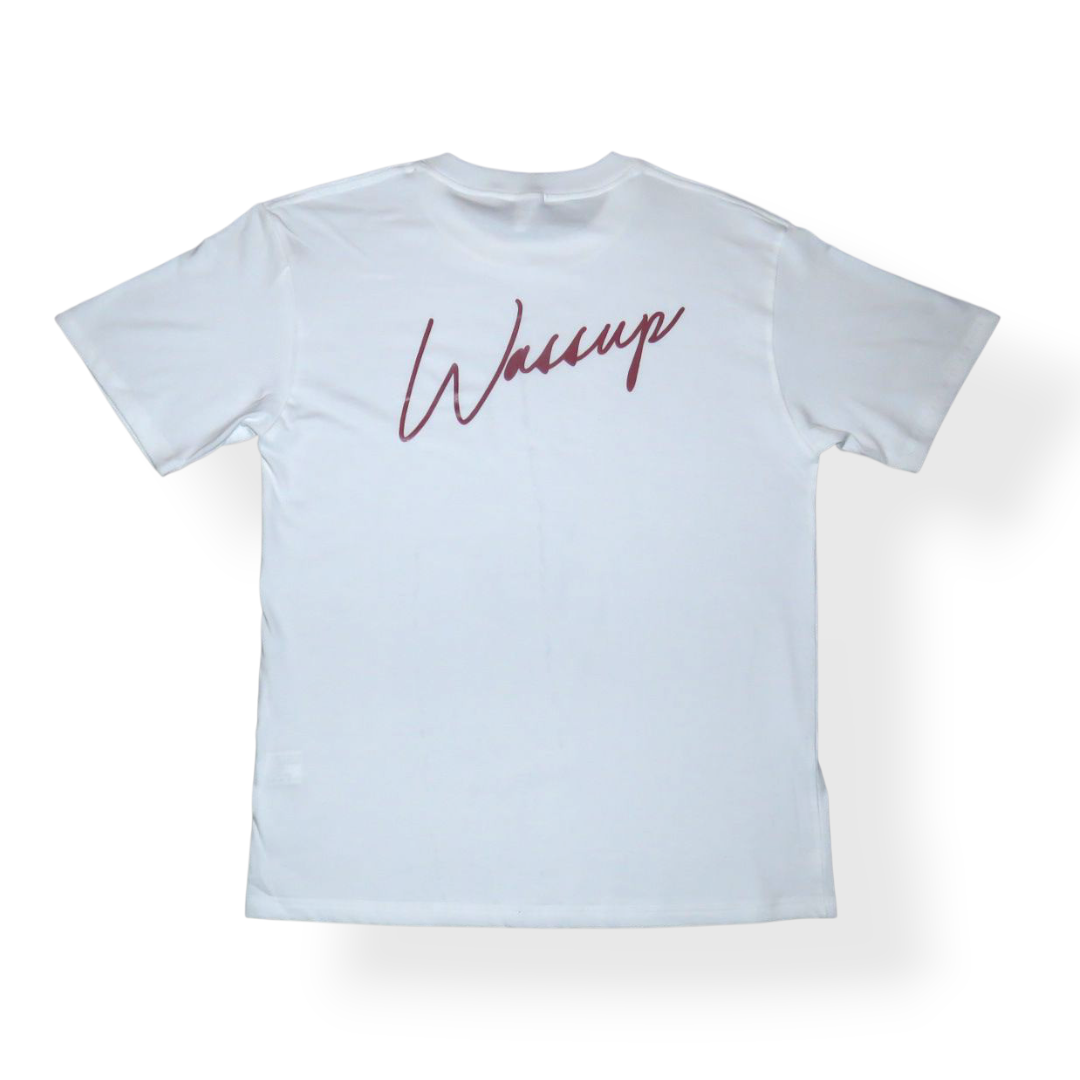 Camiseta Oversize "Wassup" - White Edition
