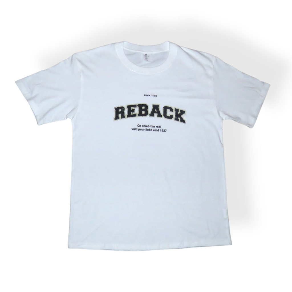 Camiseta Oversize "Reback" - White Edition