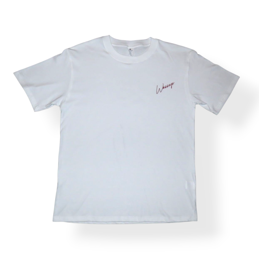 Camiseta Oversize "Wassup" - White Edition